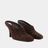 Mules Contour - TOTEME - Cuir - Marron