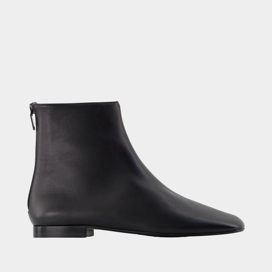 Bottes Contour - TOTEME - Cuir - Noir