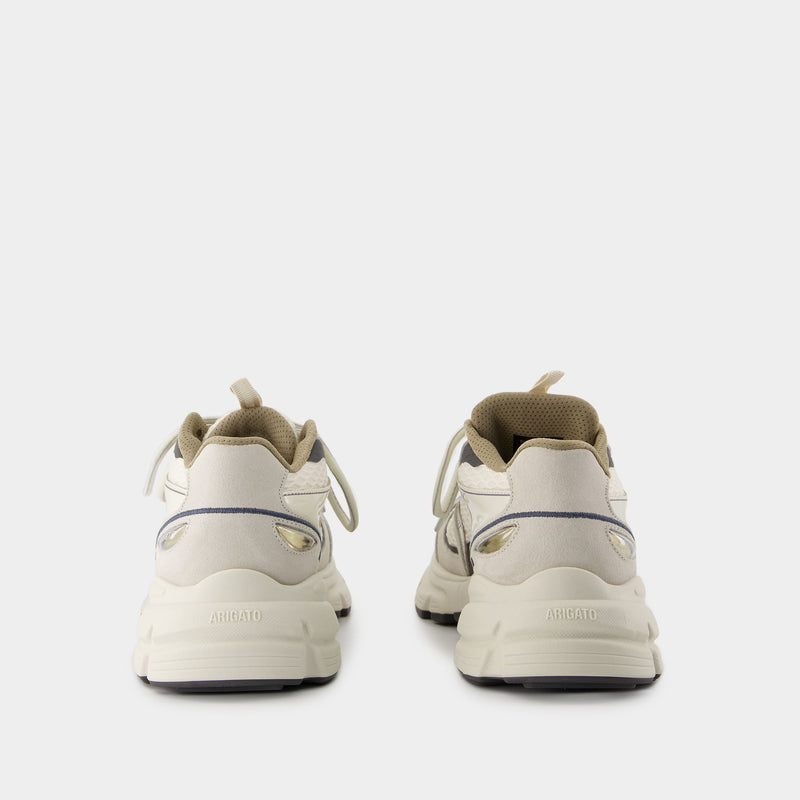 Sneakers Marathon - Axel Arigato - Cuir - Beige/Gris Foncé