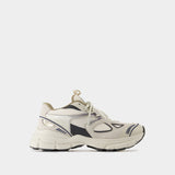 Sneakers Marathon - Axel Arigato - Cuir - Beige/Gris Foncé