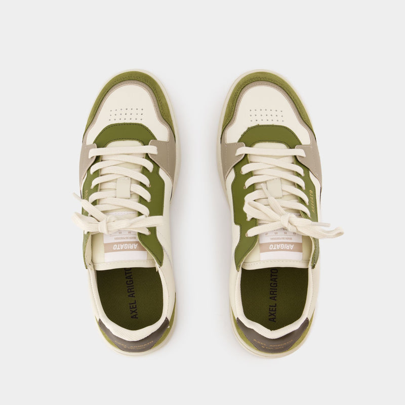 Sneakers Dice Lo - Axel Arigato - Cuir - Blanc/Vert