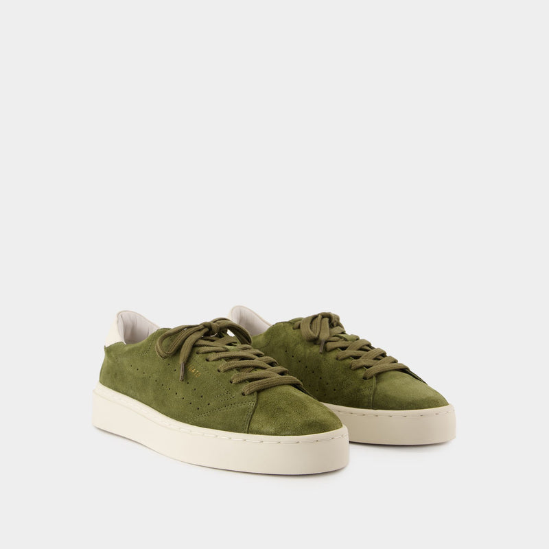 Sneakers Court - Axel Arigato - Daim - Vert/Blanc