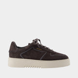 Sneakers Orbit Embroidery - Axel Arigato - Cuir - Gris Foncé