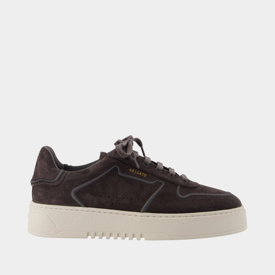 Sneakers Orbit Embroidery - Axel Arigato - Cuir - Gris Foncé