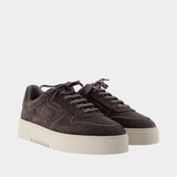 Sneakers Orbit Embroidery - Axel Arigato - Cuir - Gris Foncé