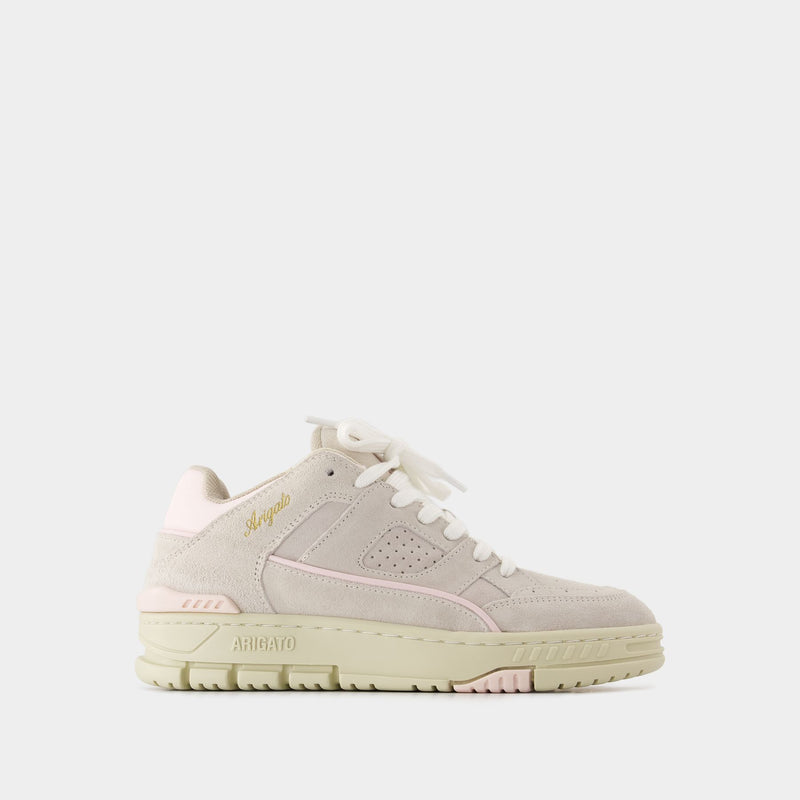 Sneakers Area Lo - Axel Arigato - Cuir - Gris/Rose