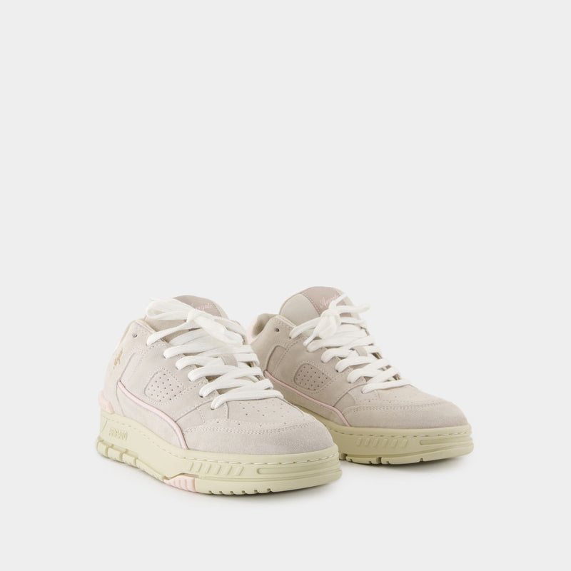 Sneakers Area Lo - Axel Arigato - Cuir - Gris/Rose