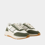 Sneakers Genesis Neo - Axel Arigato - Cuir - Beige/Vert