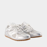 Sneakers Slow Runner - Axel Arigato - Cuir - Argenté