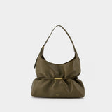 Sac À Main Sphynx Medium - Balmain - Cuir - Kaki