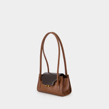 Sac Porté Épaule Trunkette Mini - Marni - Cuir - Marron