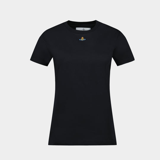 T-Shirt Orb Peru' - Vivienne Westwood - Coton - Noir