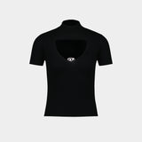 T-Shirt M-Olive - DIESEL - Laine - Noir