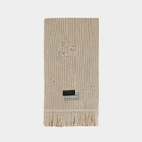 Écharpe - MM6 Maison Margiela - Laine - Beige