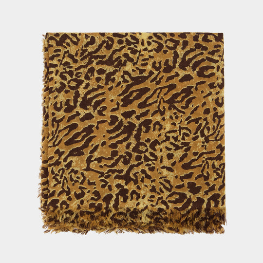 Écharpe Alecia - Isabel Marant - Laine - Marron