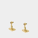 Boucles D'oreilles Mini Relief Drop - Vivienne Westwood - Métal - Doré