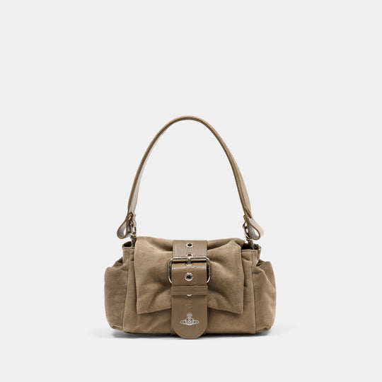 Sac À Main Hazel Treasure - Vivienne Westwood - Cuir - Taupe