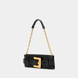 Sac Porté Épaule Anthem - Balmain - Cuir - Noir