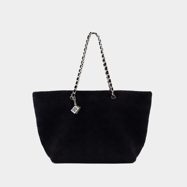 Cabas Ella Terry - Tory Burch - Coton - Noir