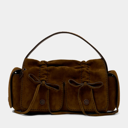 Sac À Main Multipocket Small - Acne Studios - Cuir - Marron