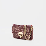 Sac À Bandoulière Nano Moon - Vanessa Bruno - Synthétique - Bordeaux