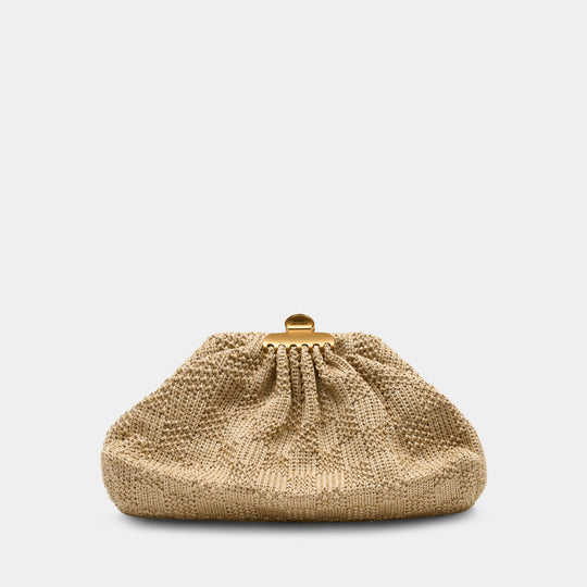 Pochette The Claw Clip - Marc Jacobs - Synthétique - Beige