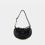 Sac À Bandoulière Moon Pocket - Isabel Marant - Cuir - Noir