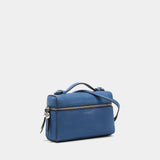 Sac À Main Romy Slim Top Handle - Tory Burch - Cuir - Bleu
