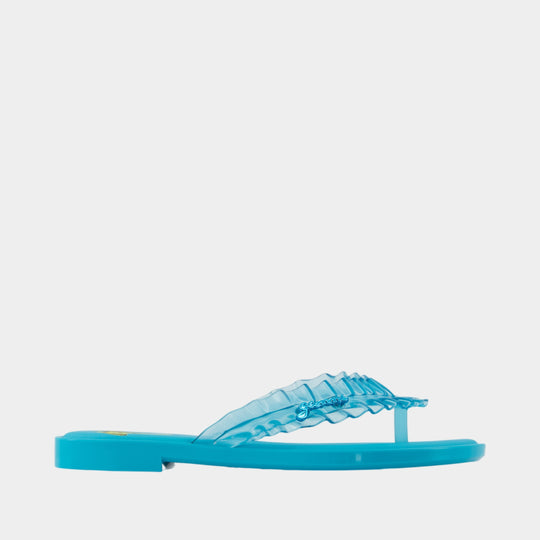 Sandales Melissa - Ganni - Synthétique - Bleu