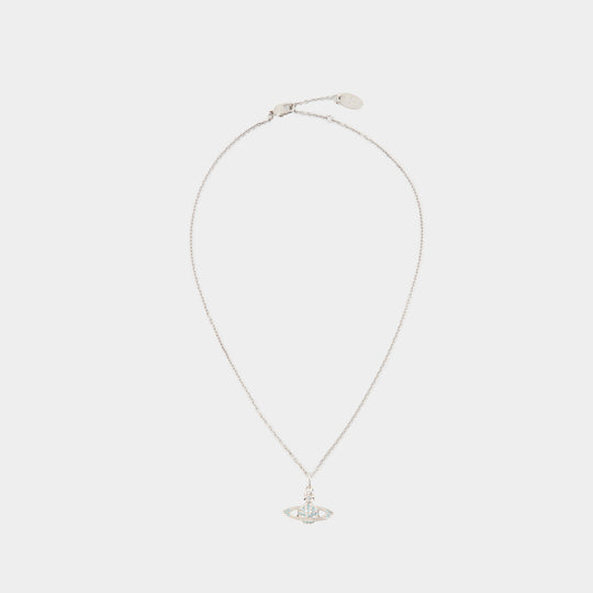 Collier Mini Bas Relief - Vivienne Westwood - Métal - Argenté