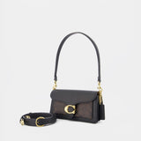 Sac Porté Épaule Signature Tabby 20 - Coach - Cuir - Noir