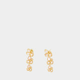 Boucles D'oreilles Bloom Large Dangles - Zimmermann - Métal - Doré
