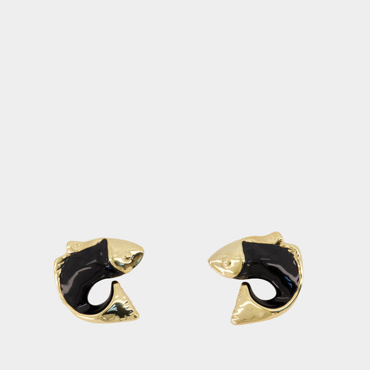 Les Boucles Poisson - Jacquemus - Métal - Noir