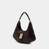 Cabas Kat Small - Ganni - Cuir - Marron