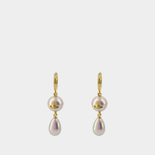 Boucles D'oreilles Martha - Vivienne Westwood - Métal - Doré