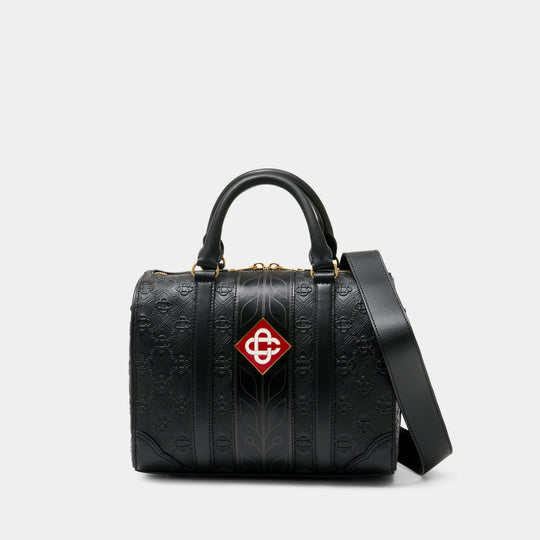 Sac De Voyage Mini Weekender - Casablanca - Cuir - Noir