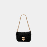 Sac À Bandoulière Moon Moyen - Vanessa Bruno - Raphia - Multi