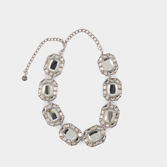 Collier Crystal - SELF PORTRAIT - Perles - Argenté
