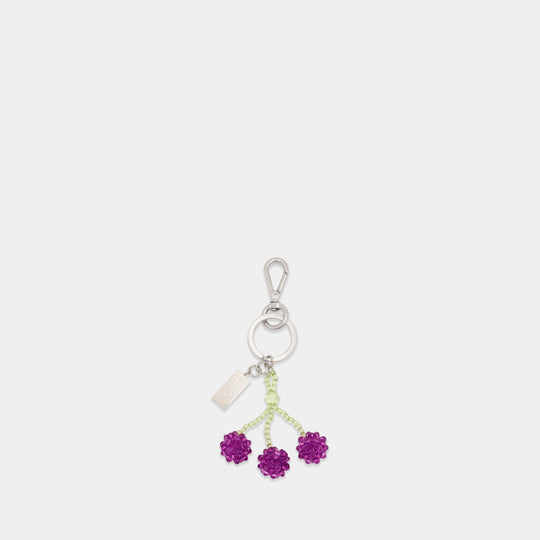 Porte-Clé Cherries - MM6 Maison Margiela - Plastique - Violet