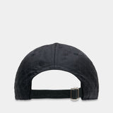 Casquette Skull Repeat - Alexander McQueen - Synthétique - Noir