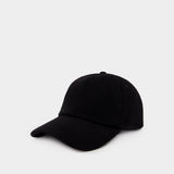 Casquette Jason - OFFICINE GENERALE - Laine - Noir