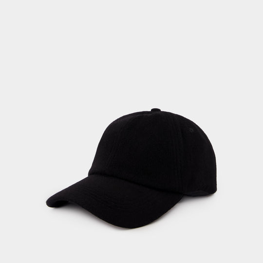 Casquette Jason - OFFICINE GENERALE - Laine - Noir