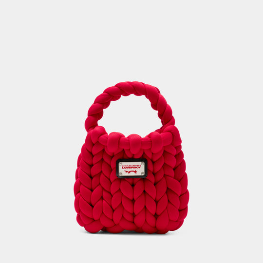 Sac À Main Mini Marshmallow - Charles Jeffrey Loverboy - Synthétique - Rouge