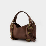 Cabas D-One Top handle S - DIESEL - Cuir - Marron