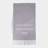 Écharpe - Acne Studios - Laine - Gris