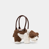 Sac À Main Bulldog - Charles Jeffrey Loverboy - Coton - Blanc