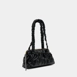 Sac Porté Épaule Gathered Ew - Marni - Cuir - Noir