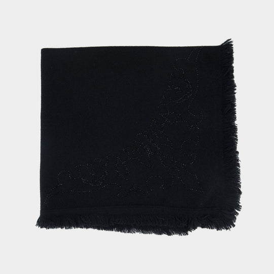Écharpe Stevie Strass Western - Zadig & Voltaire - Cachemire - Noir
