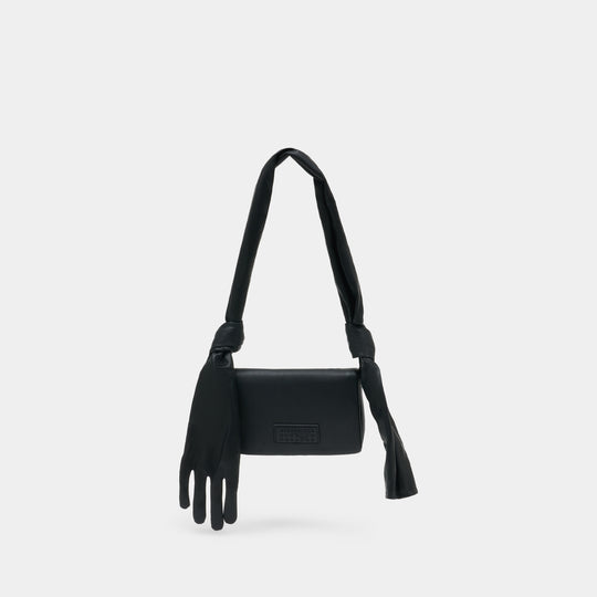 Sac Porté Épaule Glove Small - MM6 Maison Margiela - Cuir - Noir