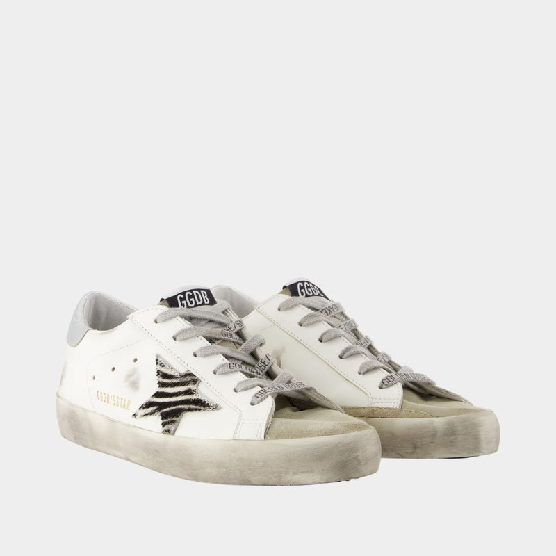 Sneakers Super Star - Golden Goose Deluxe Brand - Cuir - Blanc
